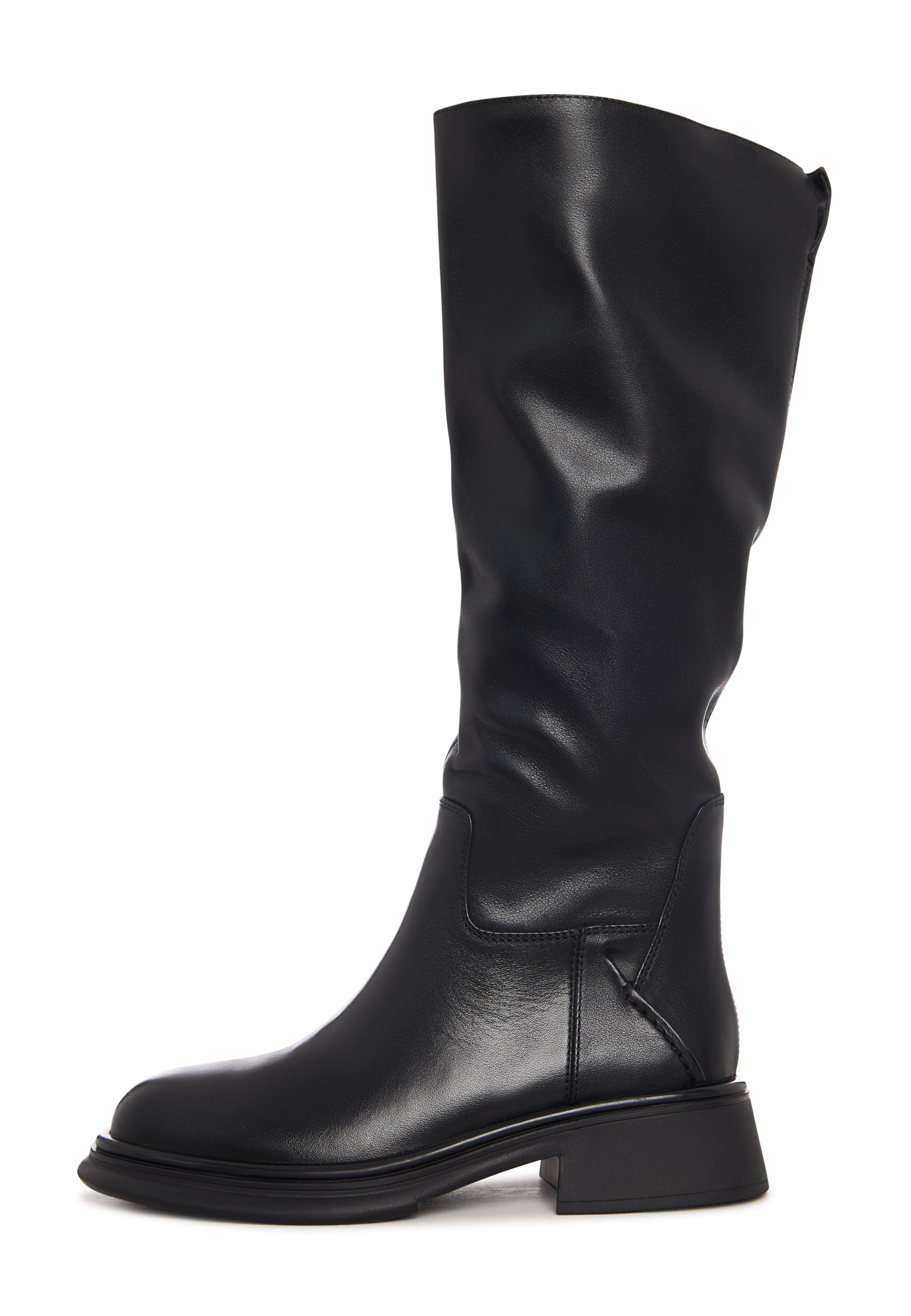 CESARE GASPARI Stiefel in Schwarz: Vorderseite