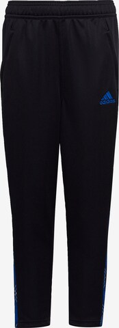 ADIDAS PERFORMANCE Slim fit Workout Pants in Black: front