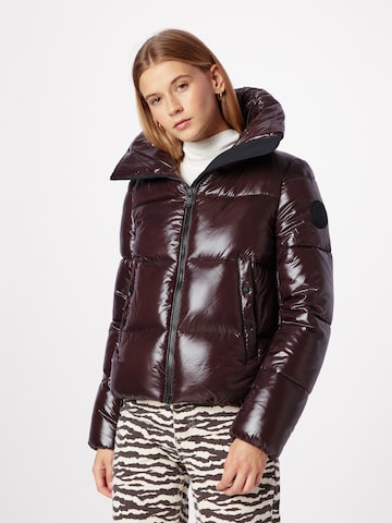 SAVE THE DUCK Between-season jacket 'ISLA' in Brown: front