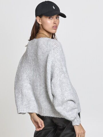 Lilavie Strickjacke ' Miaa ' in Grau