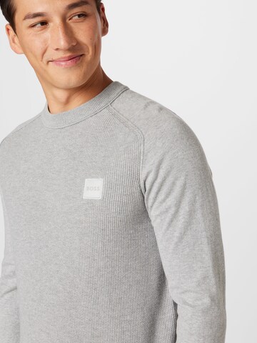 Pull-over 'Kesom' BOSS en gris