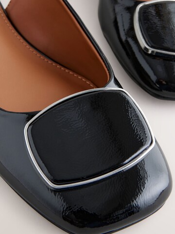 Next Riemchenballerina 'Forever Comfort®' in Schwarz