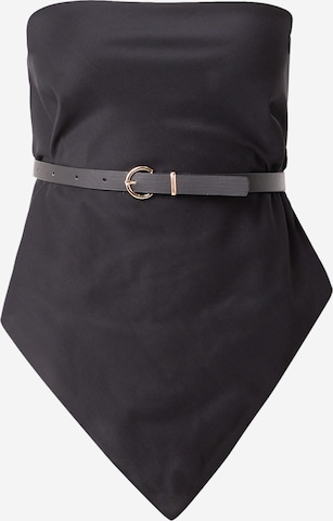 MYLAVIE by Sarah Harrison Топ в Черный: спереди