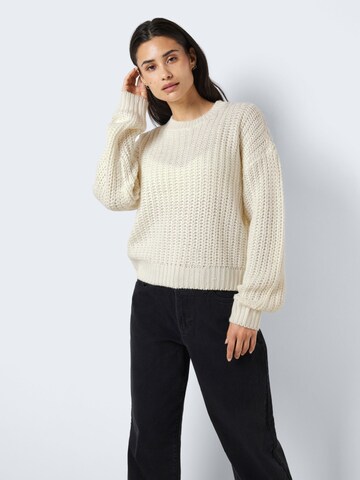 Pullover 'CHARLIE' di Noisy may in bianco
