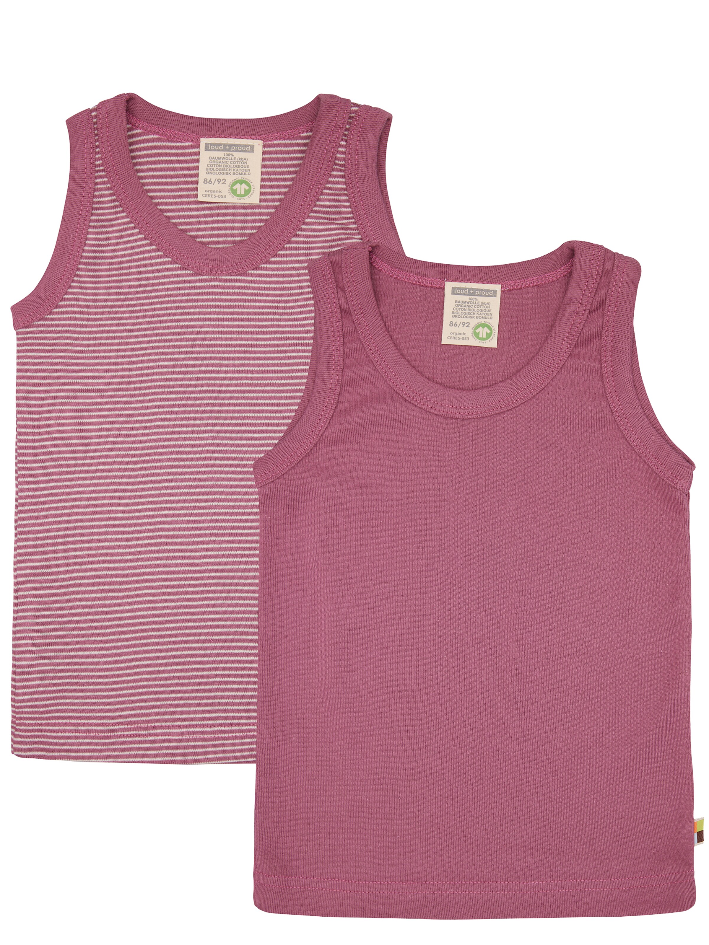 loud + proud Undershirt in Purple: front