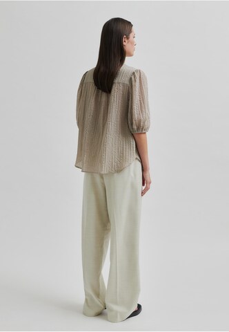 SECOND FEMALE Bluse 'Tascha' in Beige