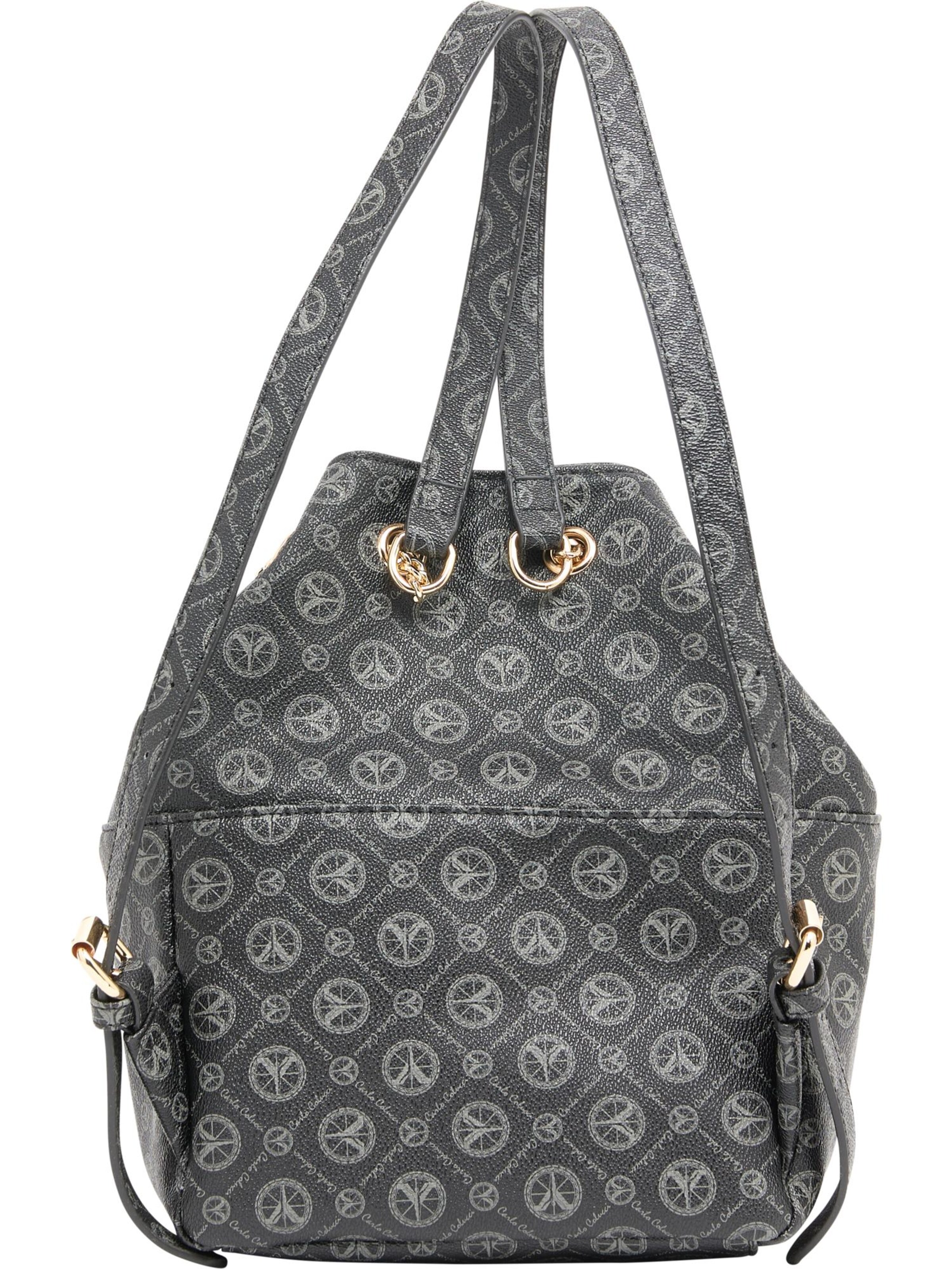 Carlo Colucci Rugzak 'DeFezza' in Grijs