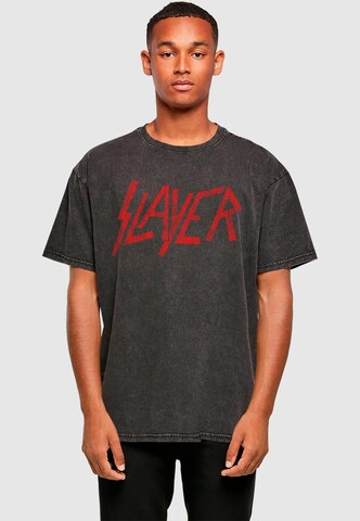 Merchcode Shirt 'Slayer' in Zwart: voorkant