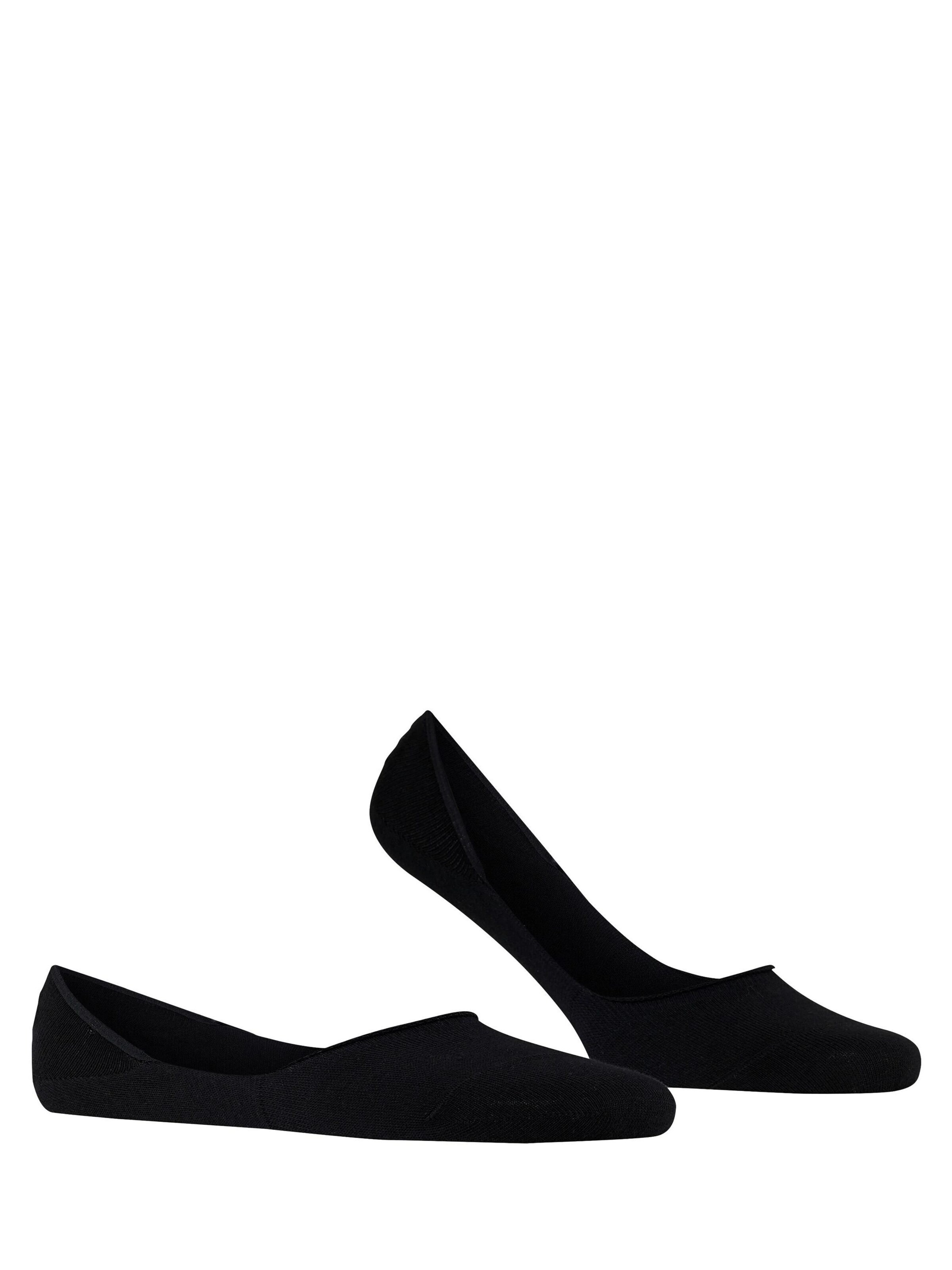 FALKE Füßlinge 'Step Medium Cut Box'‌‌‌‌‌‌‌‌‌‌ in Schwarz