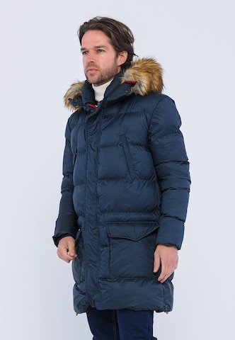 Manteau d’hiver 'Alberta' Giorgio di Mare en bleu