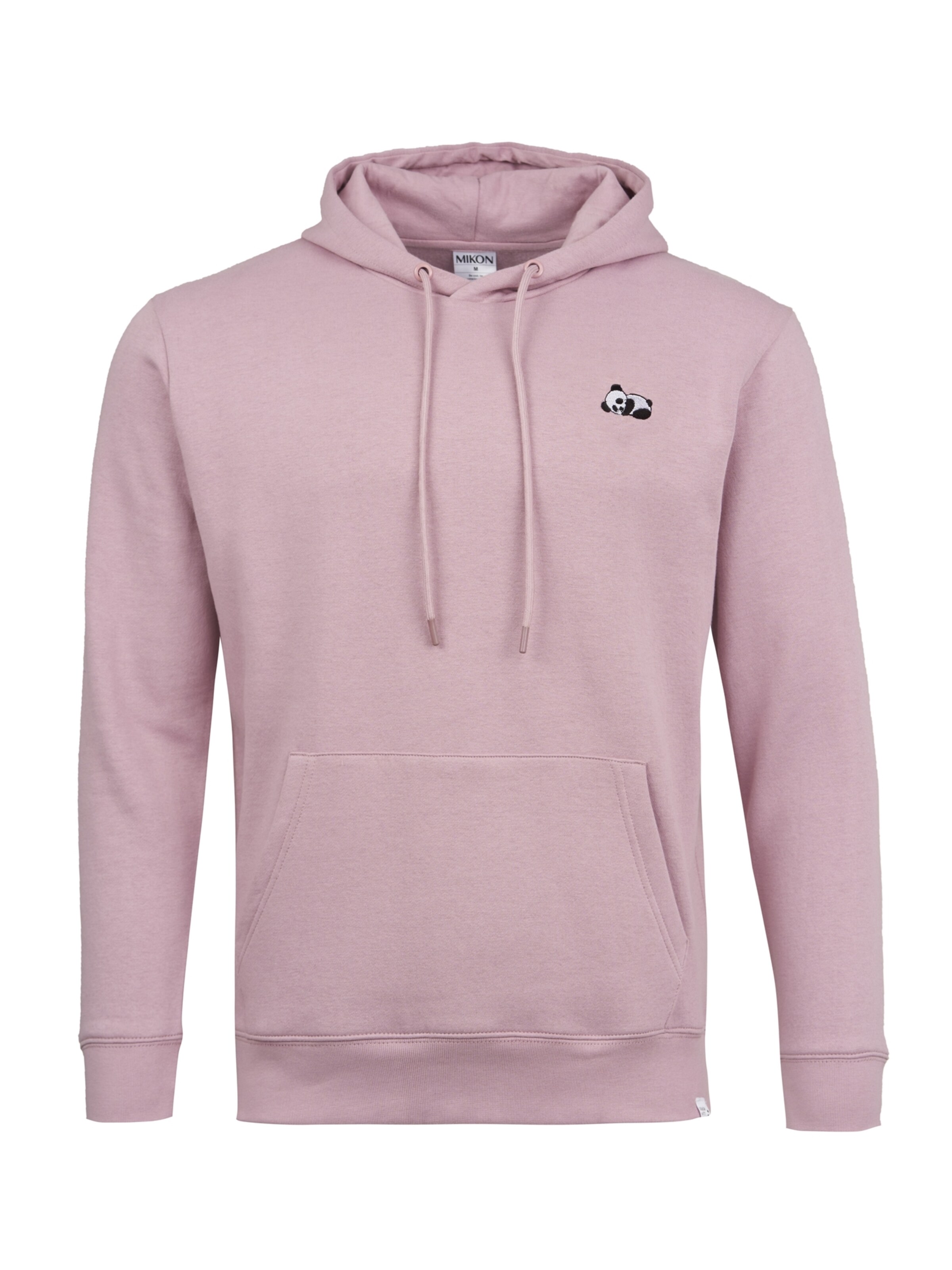 Mikon Sweatshirt 'Panda' in Pink: Vorderseite