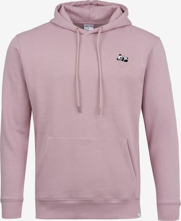 Mikon Sweatshirt 'Panda' in Pink: front