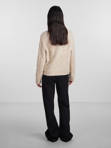 PIECES Sweater 'Nina1' in Beige