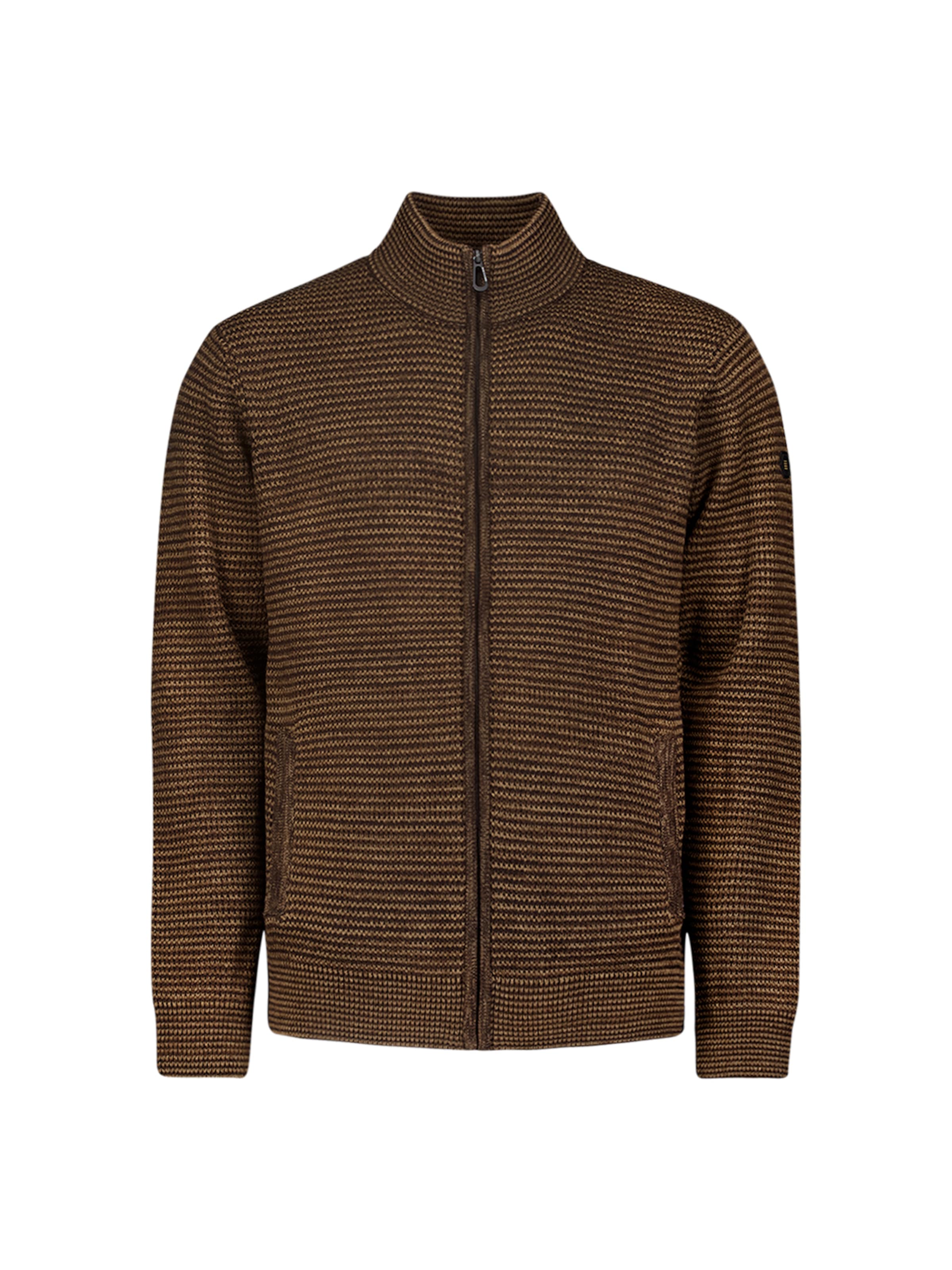 No Excess Strickjacke in Braun: Vorderseite