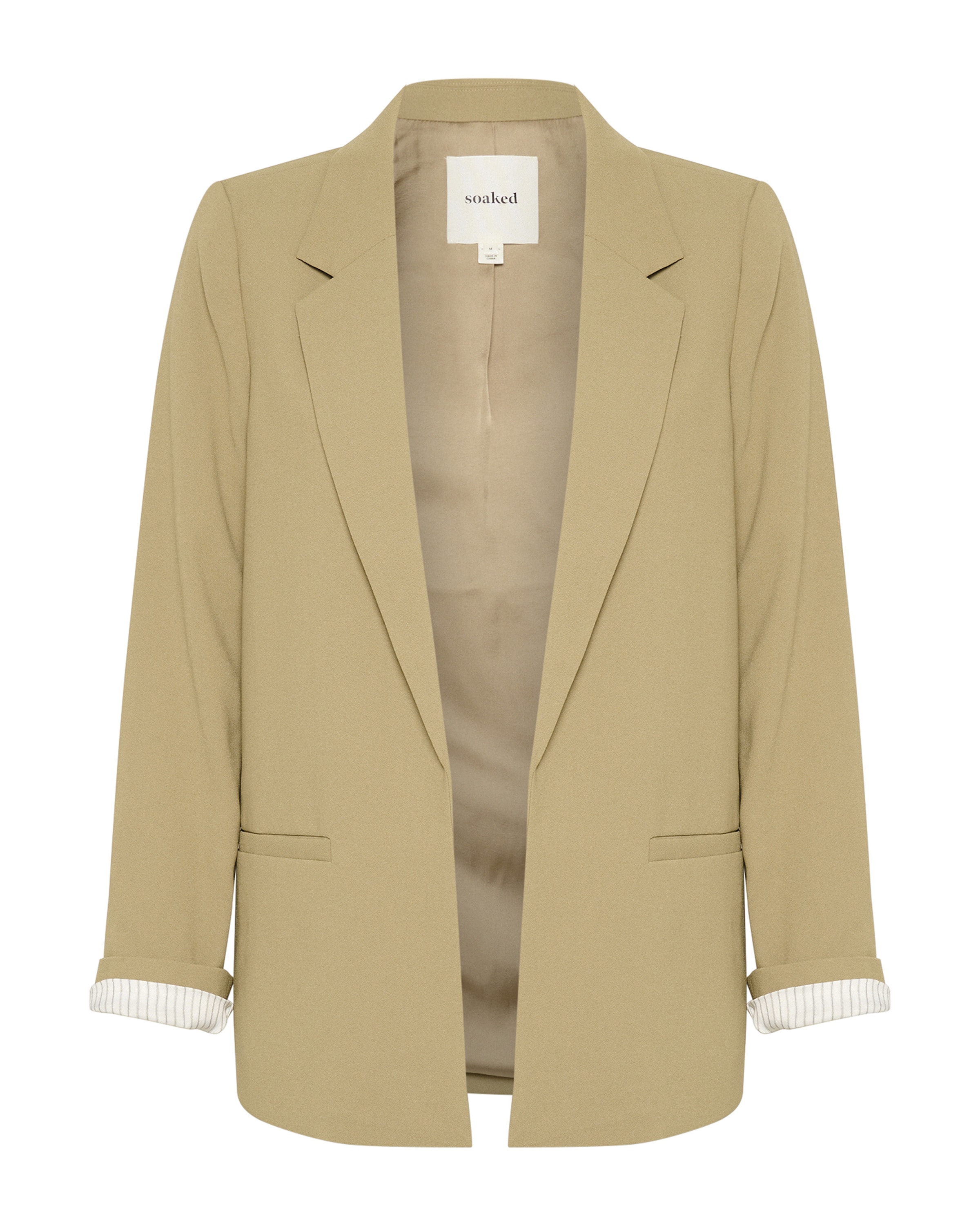 SOAKED IN LUXURY Blazer 'SLShirley' in Beige: Vorderseite