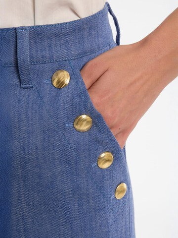 Ana Alcazar Flared Jeans 'Dizli' in Blau