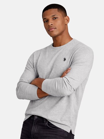 T-Shirt U.S. POLO ASSN. en gris : devant