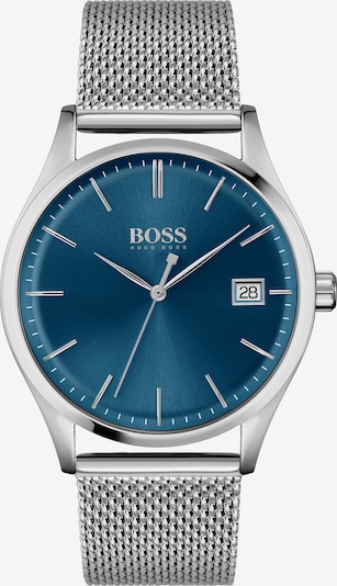 BOSS Casual Analoguhr in blau / silber, Produktansicht