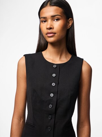 PIECES Vest 'Kamil' i sort