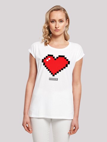 F4NT4STIC Shirt 'Happy People' in White: front