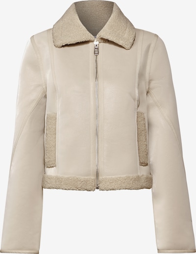Street One Studio Faux Shearling Jacket in sand, Produktansicht