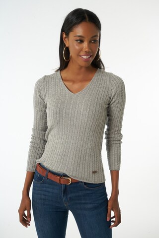 Jimmy Sanders Sweater in Grey: front