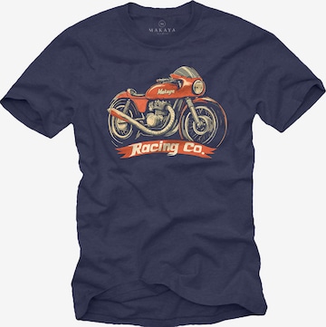 MAKAYA Shirt in Blau: Vorderseite