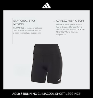 ADIDAS PERFORMANCE Skinny Fit Спортен панталон 'Adi365' в черно