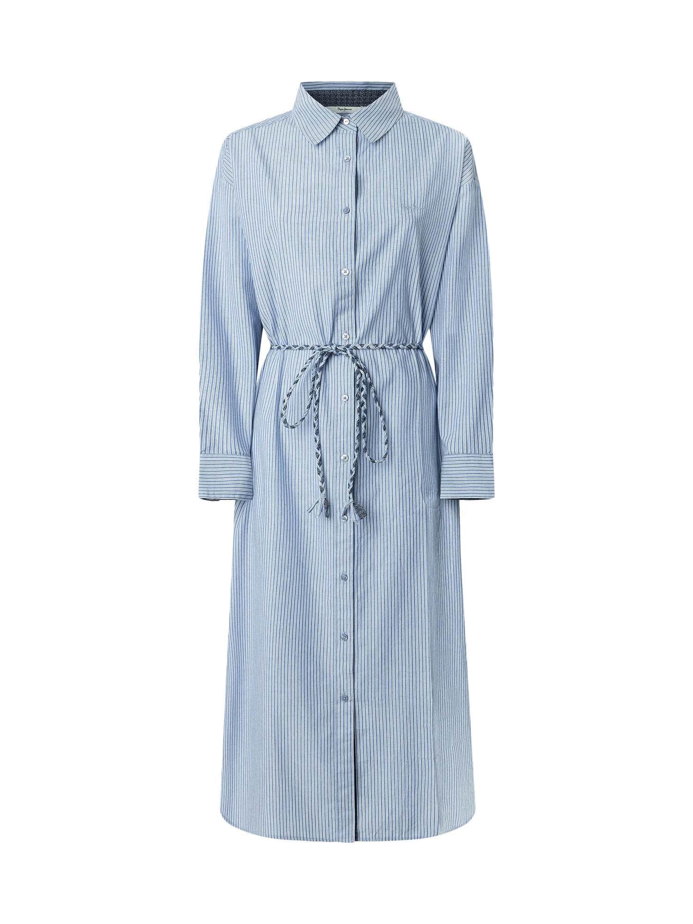 Pepe Jeans Shirt dress 'Dawa' in Blue: front