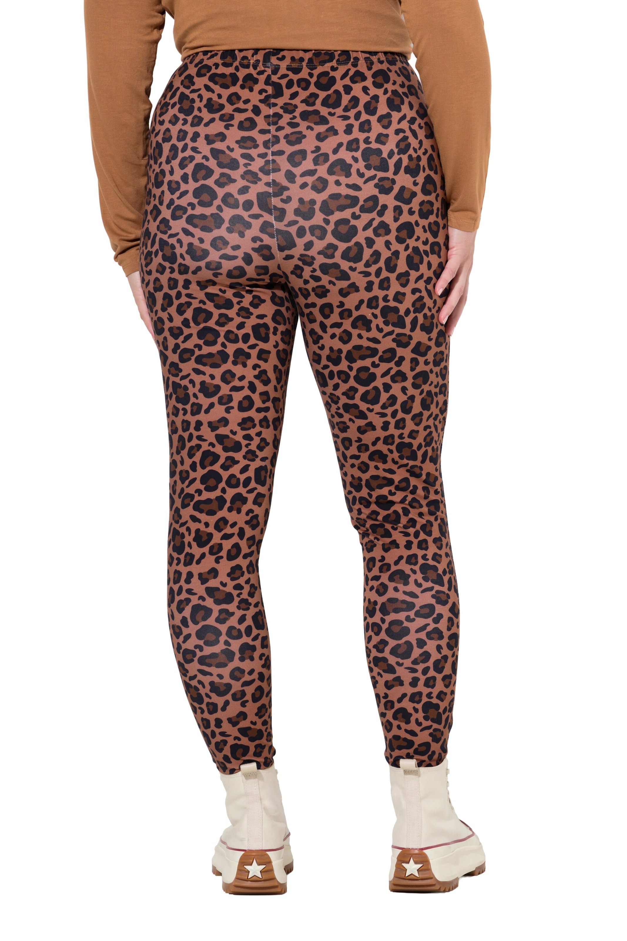 MIAMODA Skinny Leggings in Brown