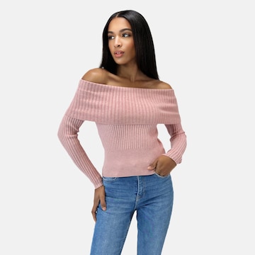 Pullover di Elara in rosa: frontale