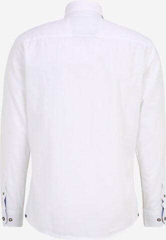 Krüger Buam Regular fit Button Up Shirt 'Ramon' in White