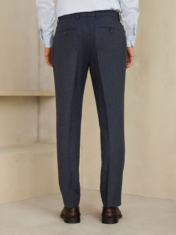 Next Slim fit Pleated Pants in Blue