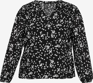 joella - Blusa em preto: frente