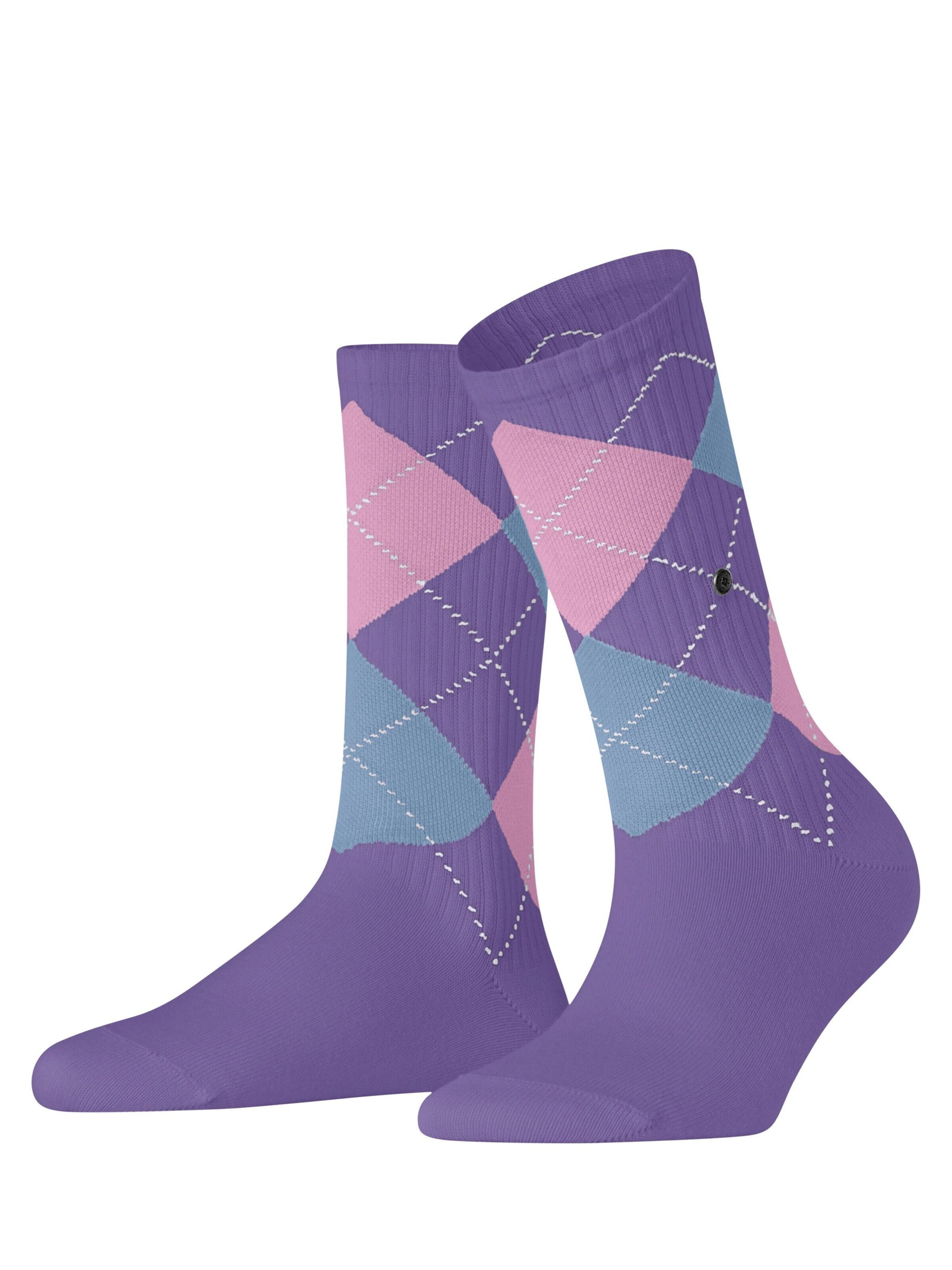 BURLINGTON Socks 'Rib Courtside' in Purple: front