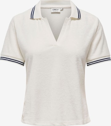 ONLY Poloshirt 'ONLVICKY ' in Weiß: Vorderseite