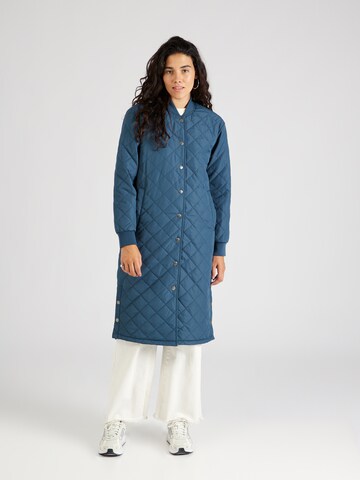 Derbe Between-Seasons Coat in Blue: front