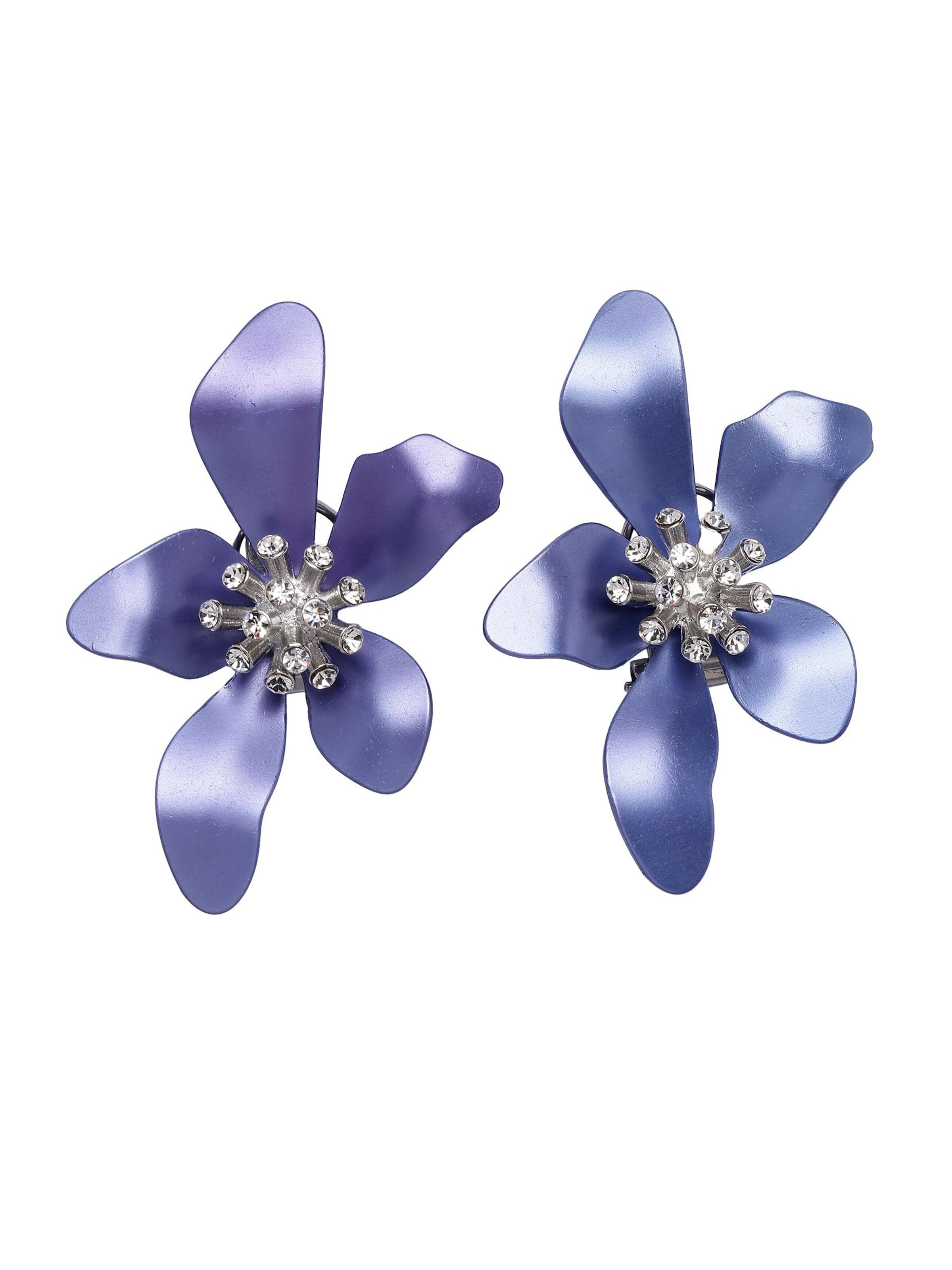 AVANT-GARDE PARIS - Pendientes 'Beatama' en azul: frente