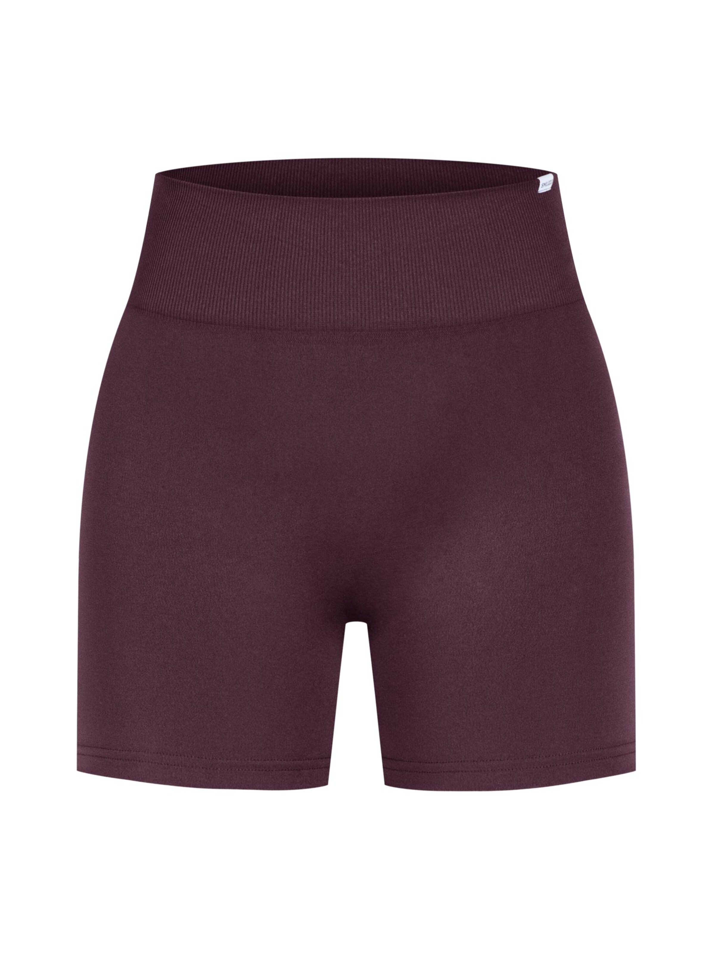 Smilodox Amaze Scrunch Seamless Shorts in Lila: Vorderseite