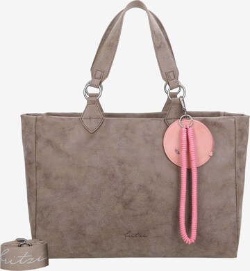 Fritzi aus Preußen Shopper 'Izzy Vintage' in Braun: Vorderseite