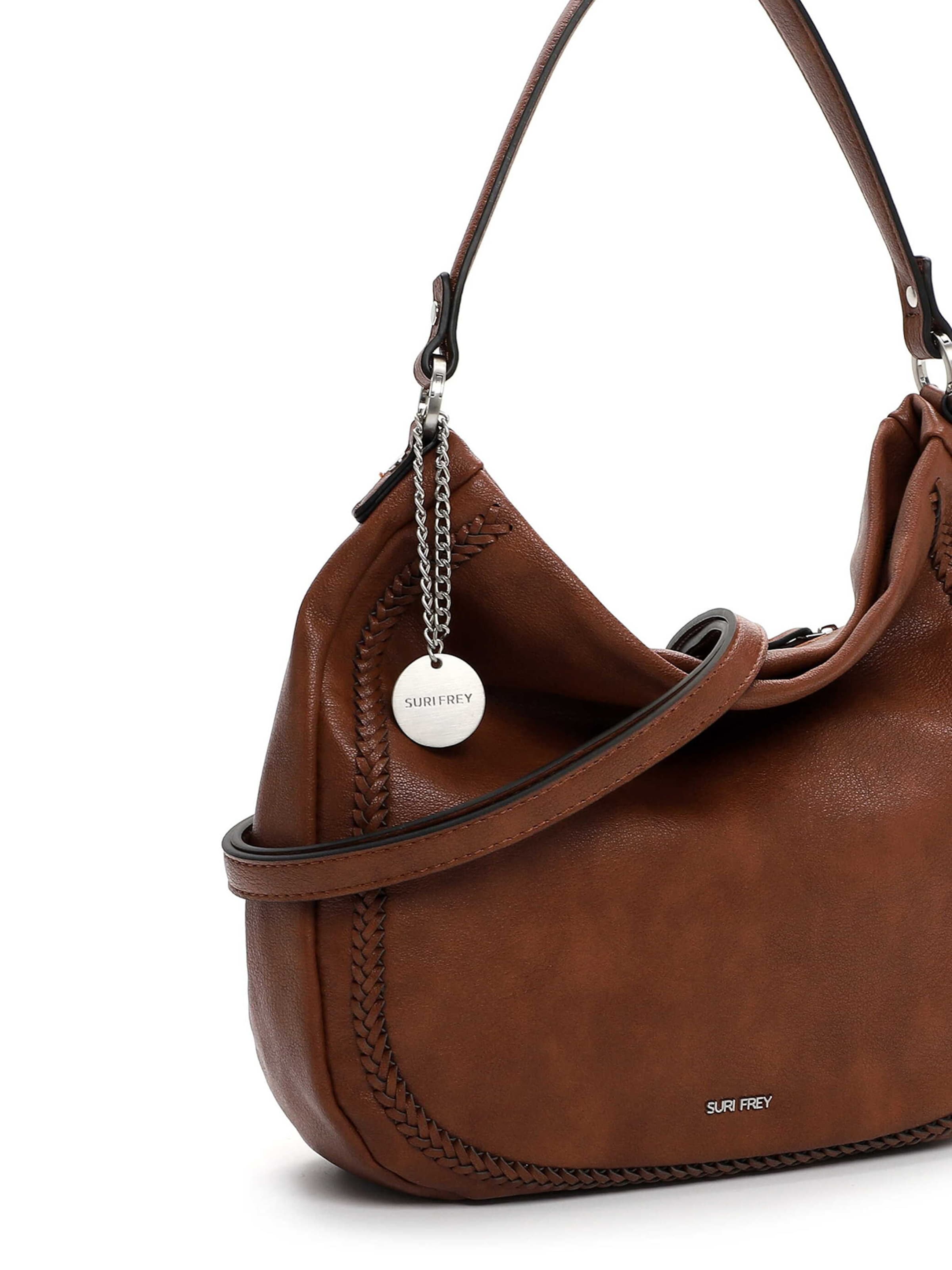 Sac bandoulière 'Piggy' Suri Frey en marron