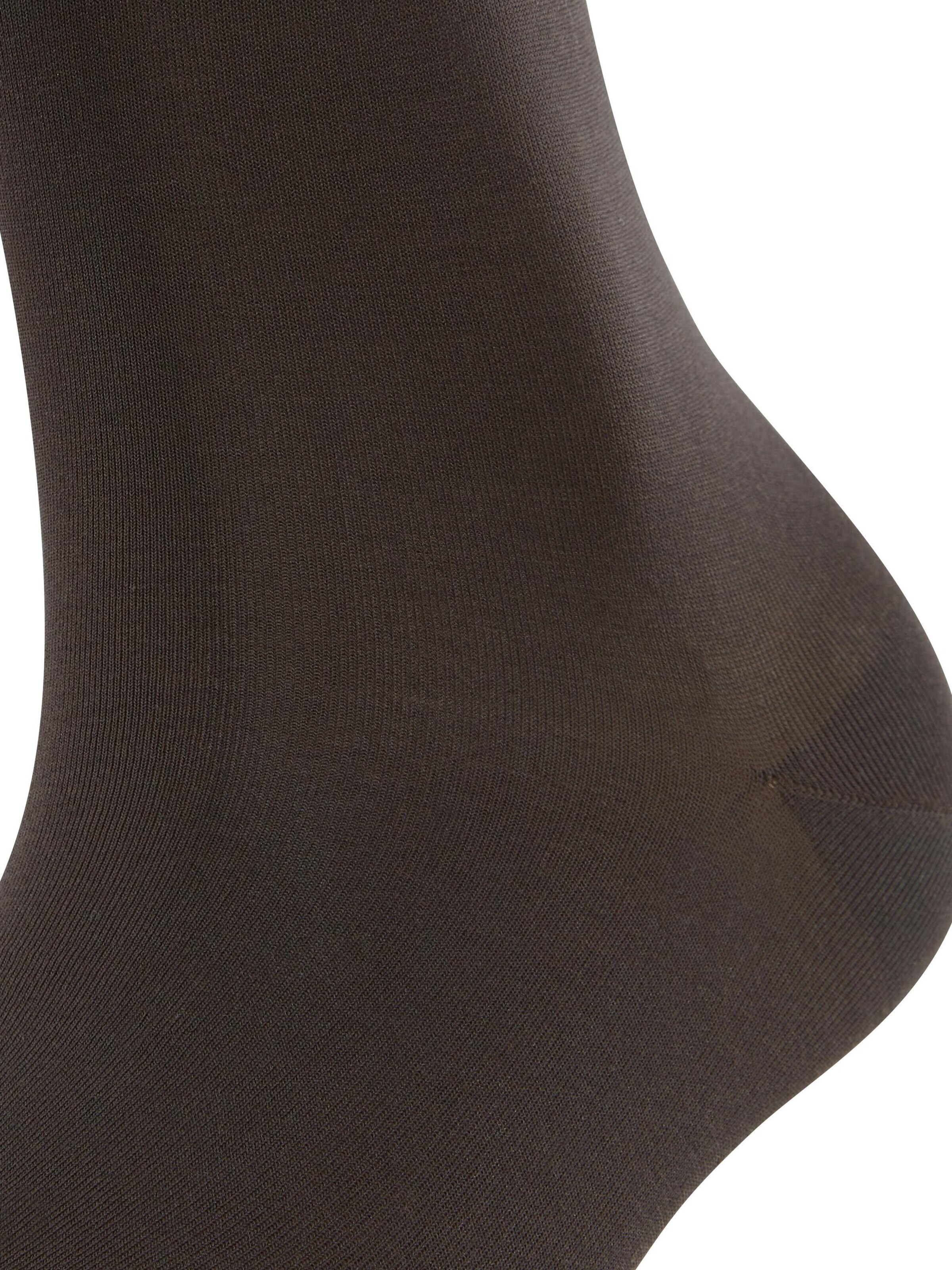 FALKE Knee High Socks 'Cotton Touch' in Brown