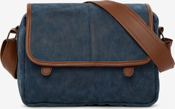 BagMori Crossbody Bag in Blue: front