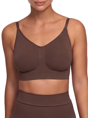 cfab by creamy fabrics Bralette Bra 'Comfort Bralette' in Brown