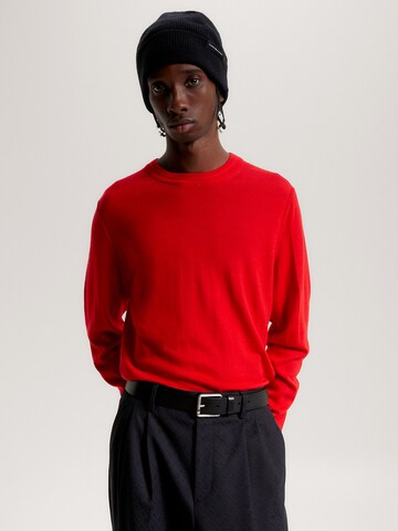 TOMMY HILFIGER Pullover in Rot