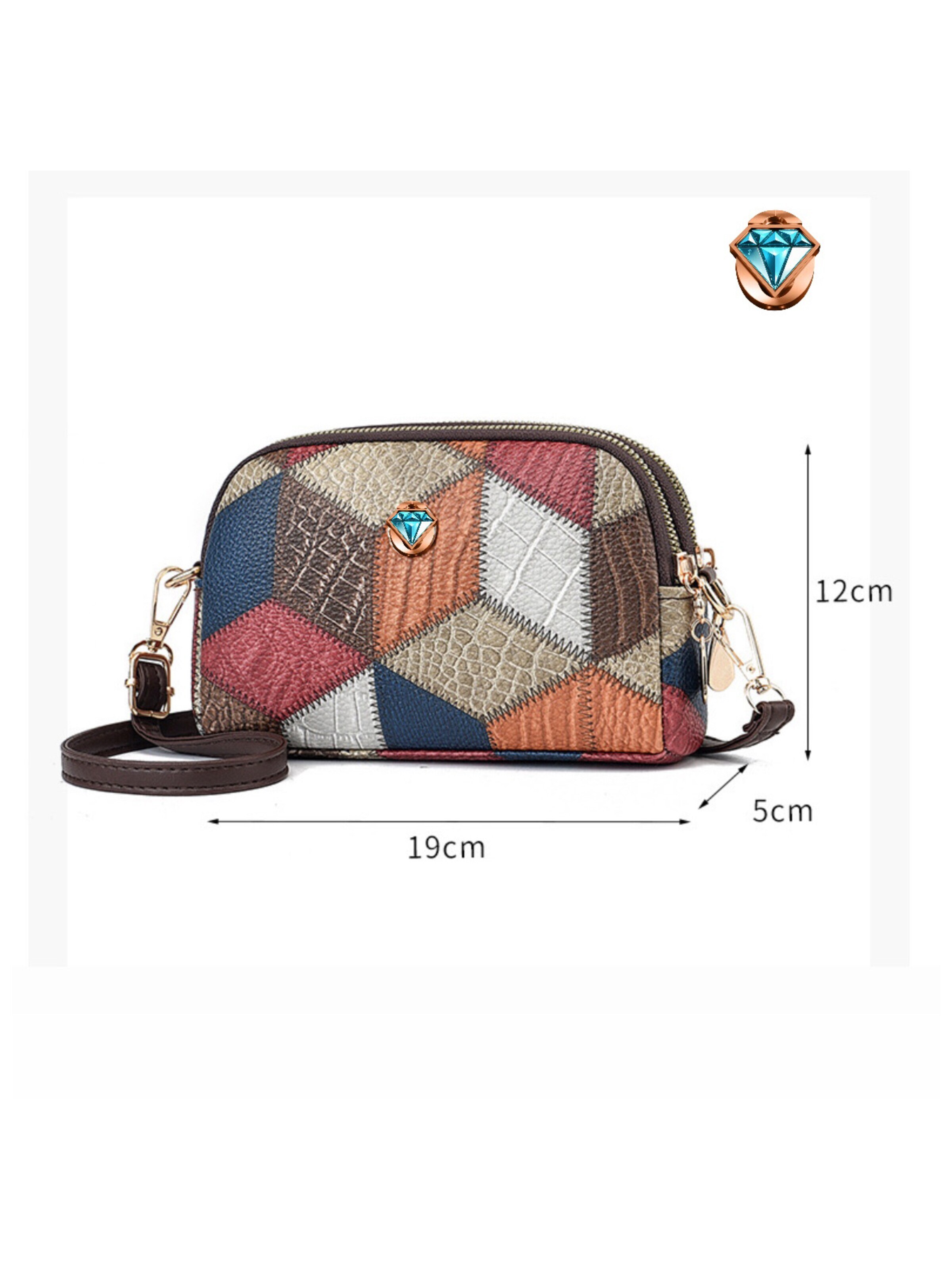Elegon Handbag 'Model Dominica' in Grey