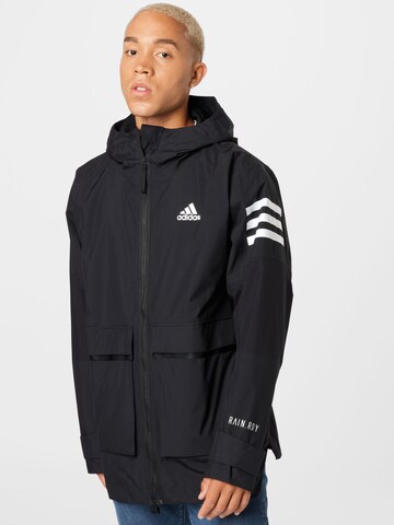 ADIDAS SPORTSWEAR Athletic Jacket 'Utilitas' in Black: front