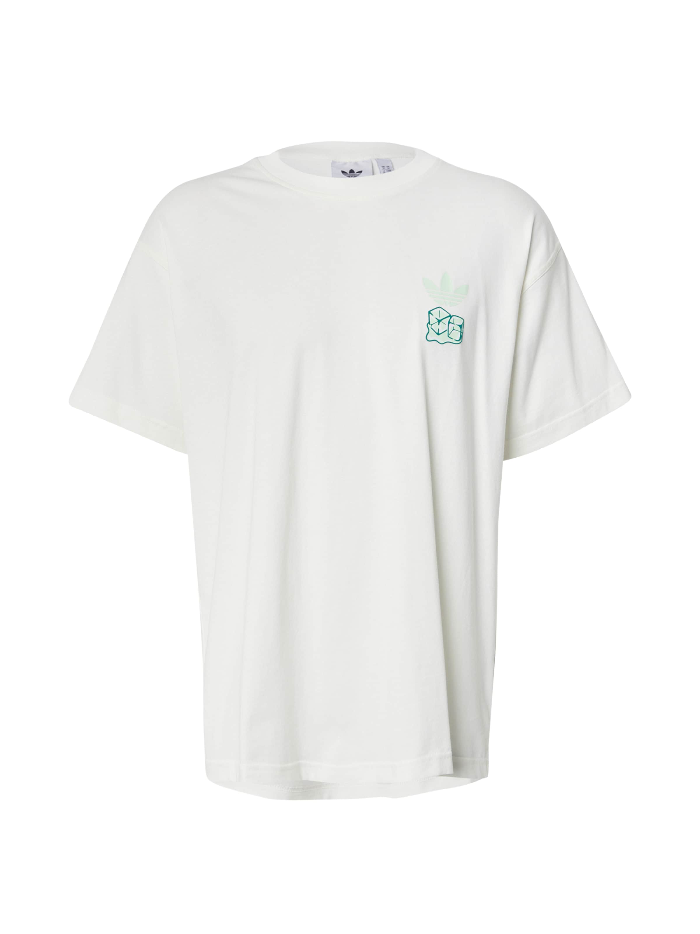 ADIDAS ORIGINALS - Camisa 'Iced Latte' em branco: frente