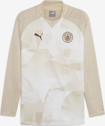 Sweat de sport PUMA en beige : devant