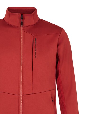 PROTEST Fleecejacke 'PRTFRAPTON'‌‌‌‌‌‌‌‌‌‌ in Rot